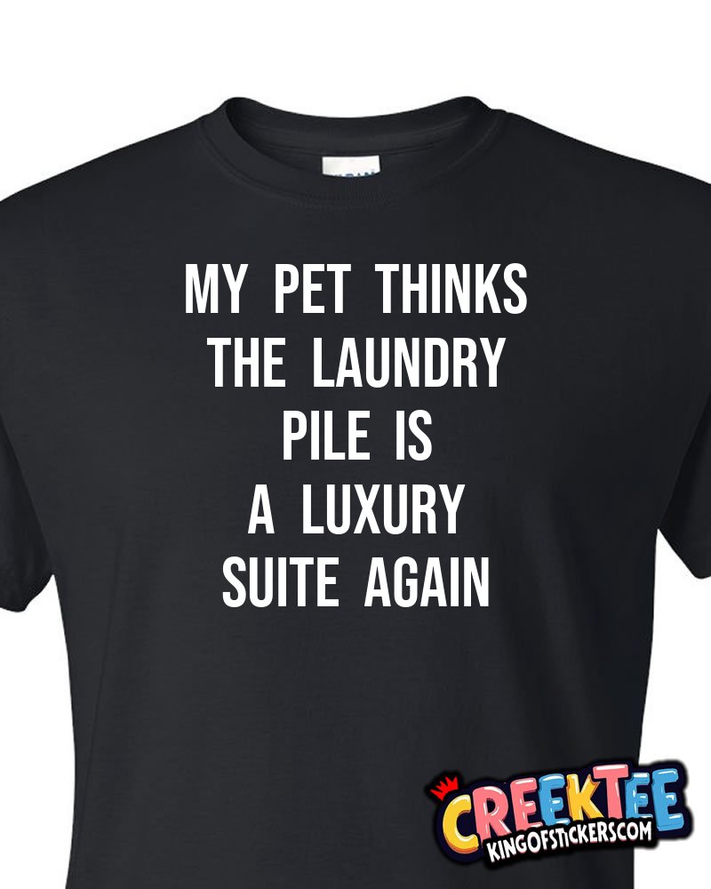 My pet thinks the laundry pile is a luxury suite again