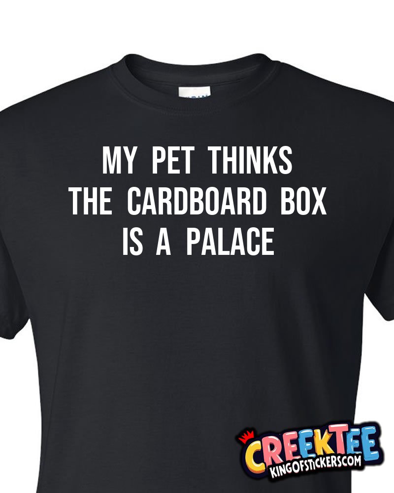My pet thinks the cardboard box is a palace